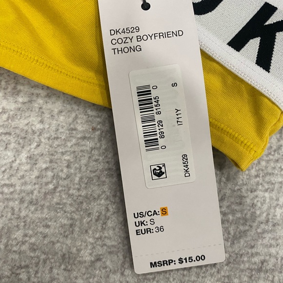 DKNY Cozy Boyfriend Thong - Picture 2 of 3